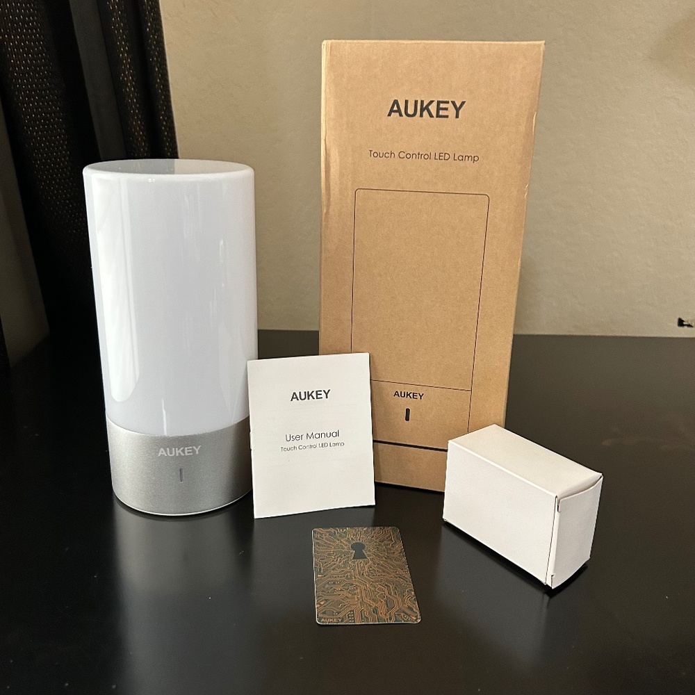 Aukey Color Changing Touch Control LED Lamp NWT